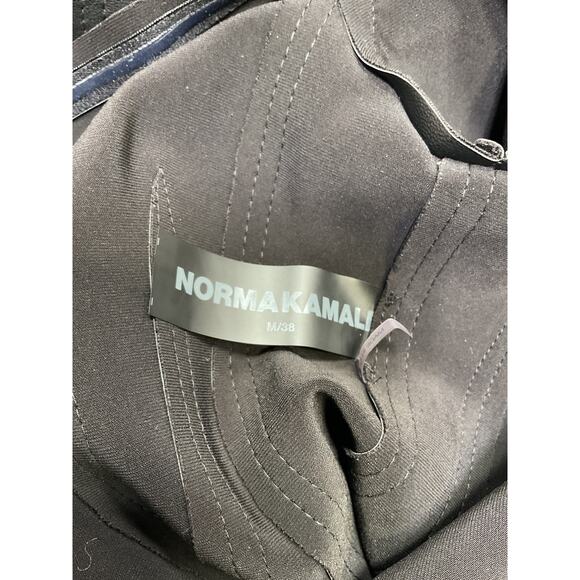 Norma Kamali x Revolve Black Faux Leather Off Shoulder 'Grace' Mini Dress Size M - Picture 4 of 5